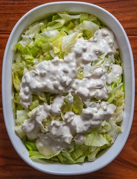 North Woods Inn Salad with fresh vegetables and delightful dressings