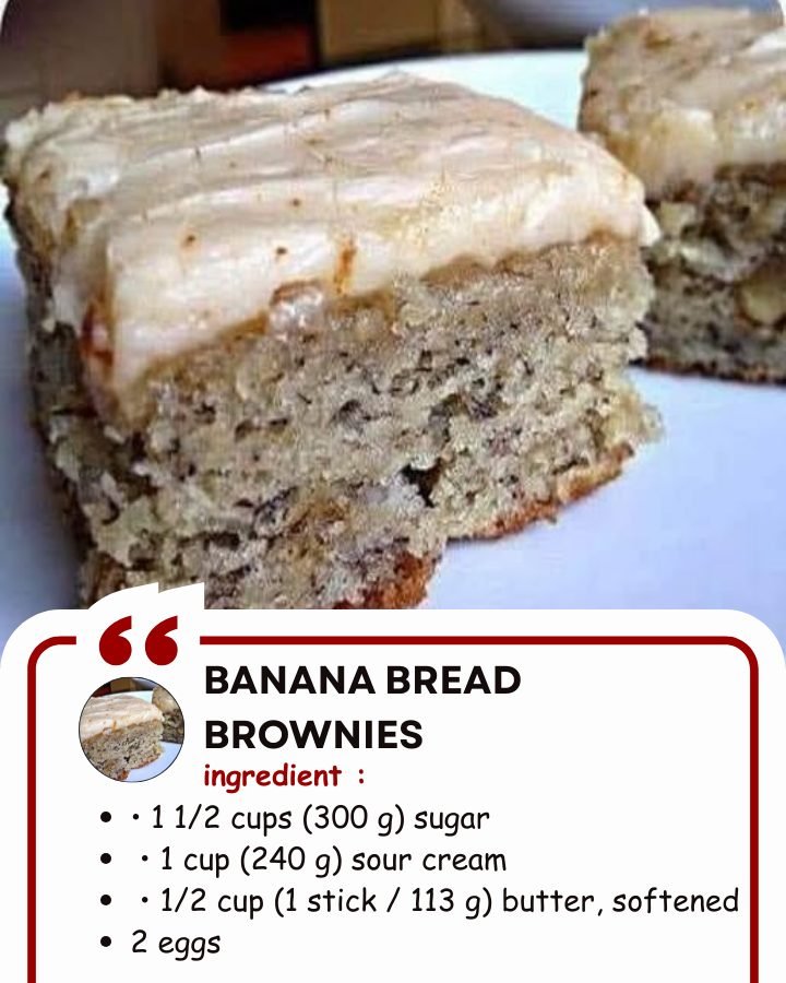 Banana Bread Brownies