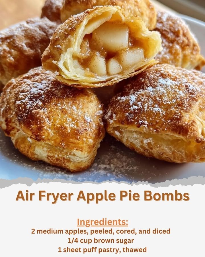 Air Fryer Apple Pie Bombs
