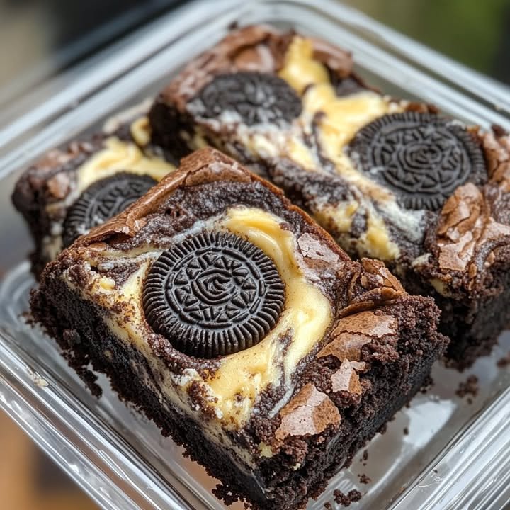 Oreo Cheesecake Brownies