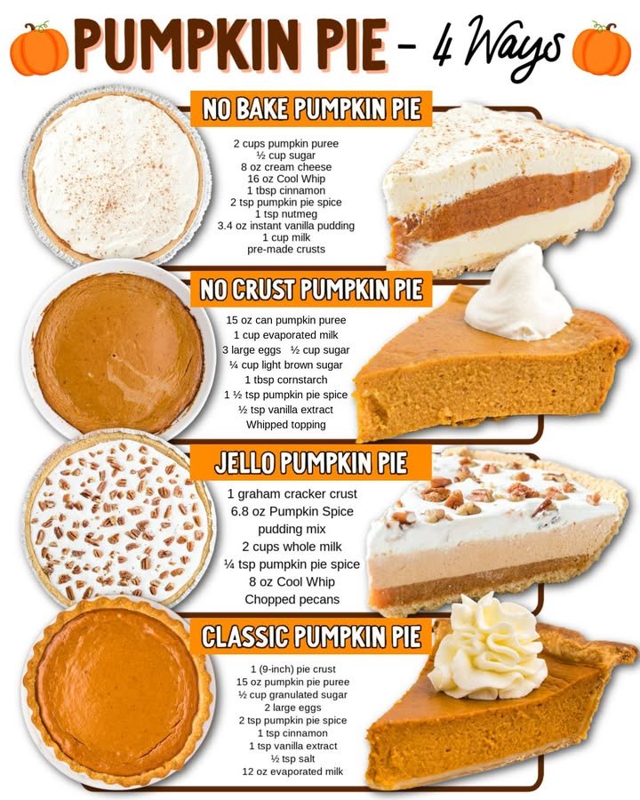 Pumpkin Pie Recipes