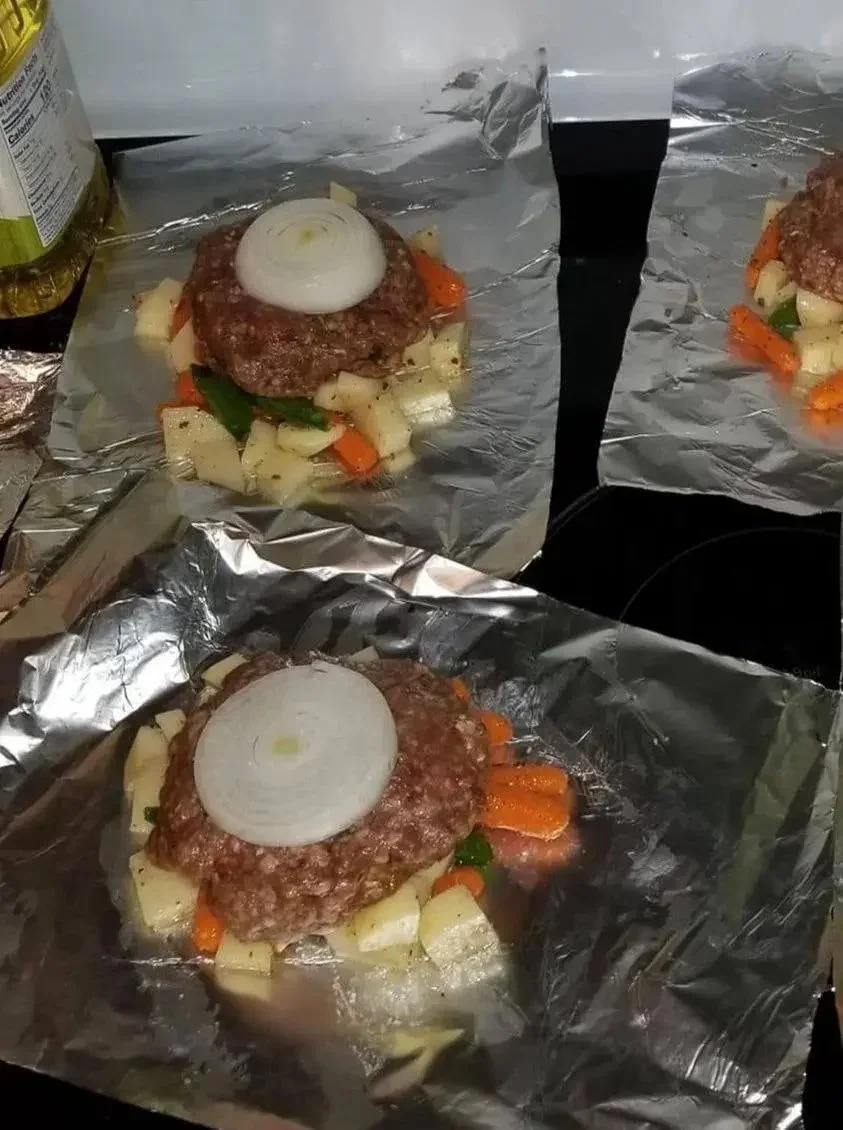 Burger Foil Packs Also Known As Hobo Dinner Burger foil packs recipe for a tasty hobo dinner