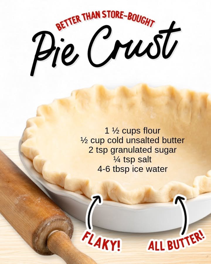 5-Ingredient Pie Crust Recipe