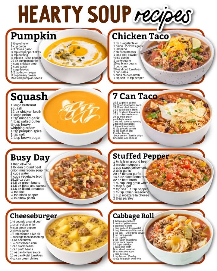 Hearty Soup Recipes