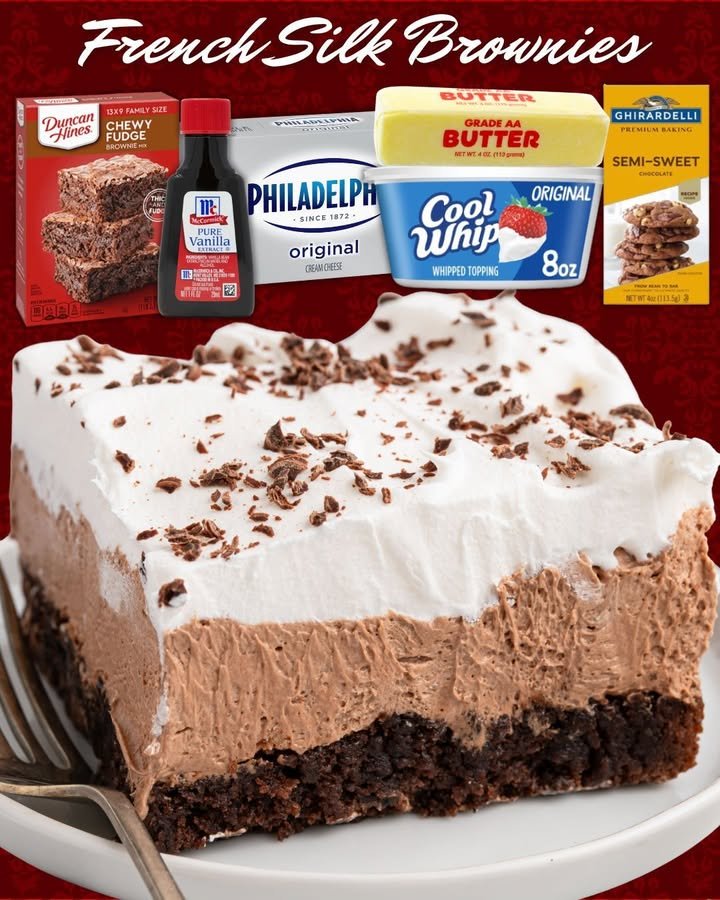 French Silk Brownies