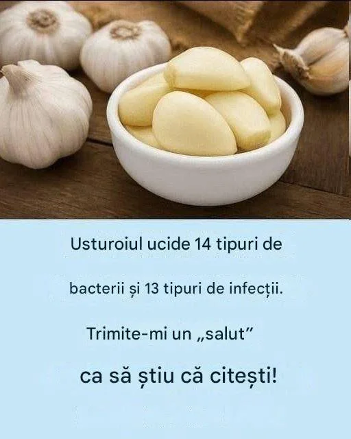Usturoiul, antibiotic natural, rețete sănătoase pentru organism