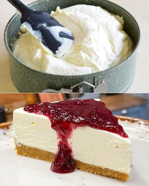 Plăcut cheesecake uimitor cu topping delicios de fructe