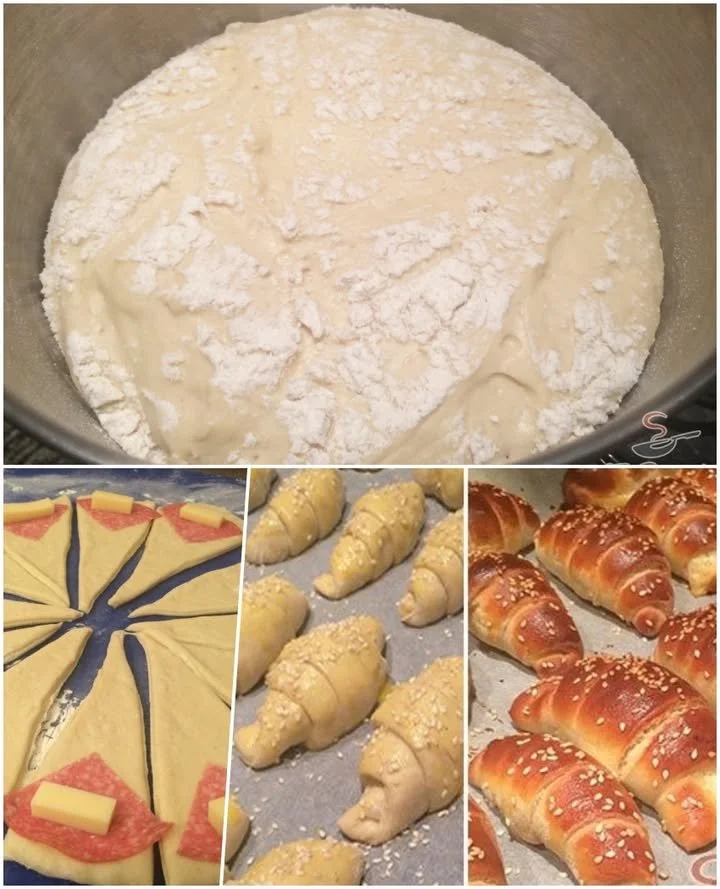 Cornulețe aperitiv cu cașcaval și șuncă Cornulețe aperitiv cu cașcaval și șuncă, servite pe un platou