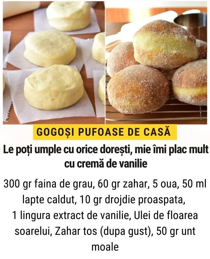 Gogosi pufoase de casă
