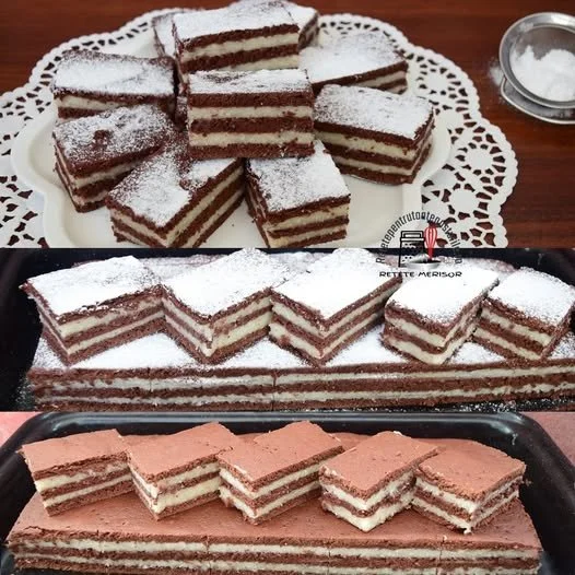 Prăjitură cu gem proaspăt și aromat, servită pe un platou de desert