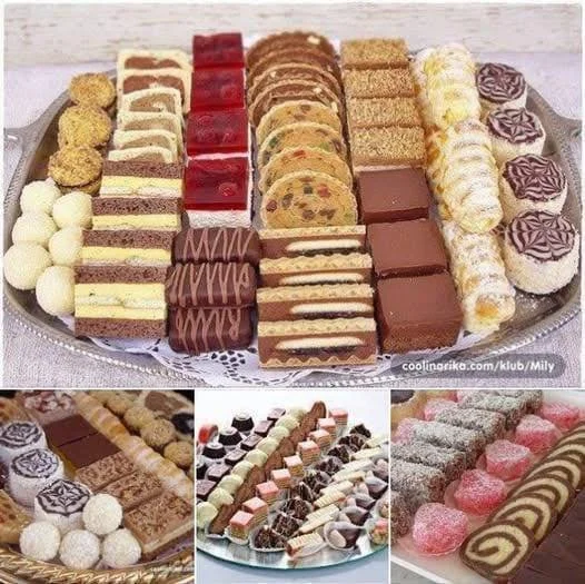 PRĂJITURI MICI DE SĂRBĂTOARE, NECOAPTE