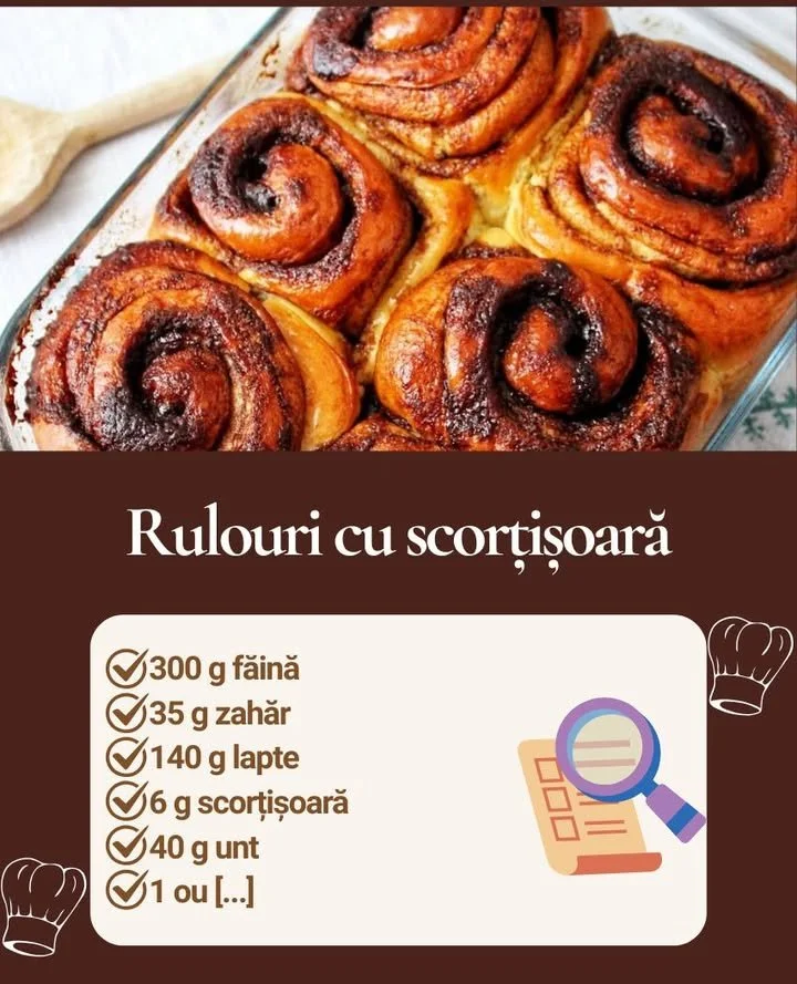 Rulouri cu scorțișoară pufoase și rumene