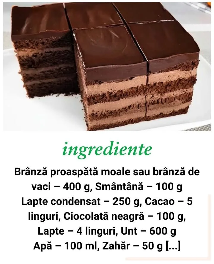 Tort de ciocolată simplu și rapid Tort de ciocolată simplu și rapid pe o farfurie albă