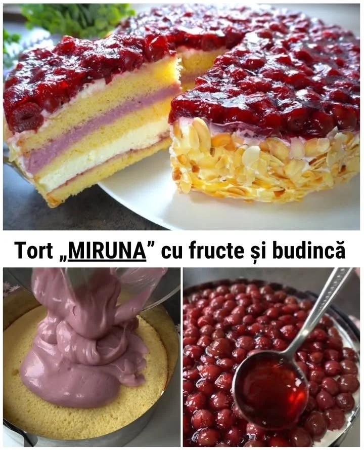 Tort „MIRUNA” cu fructe